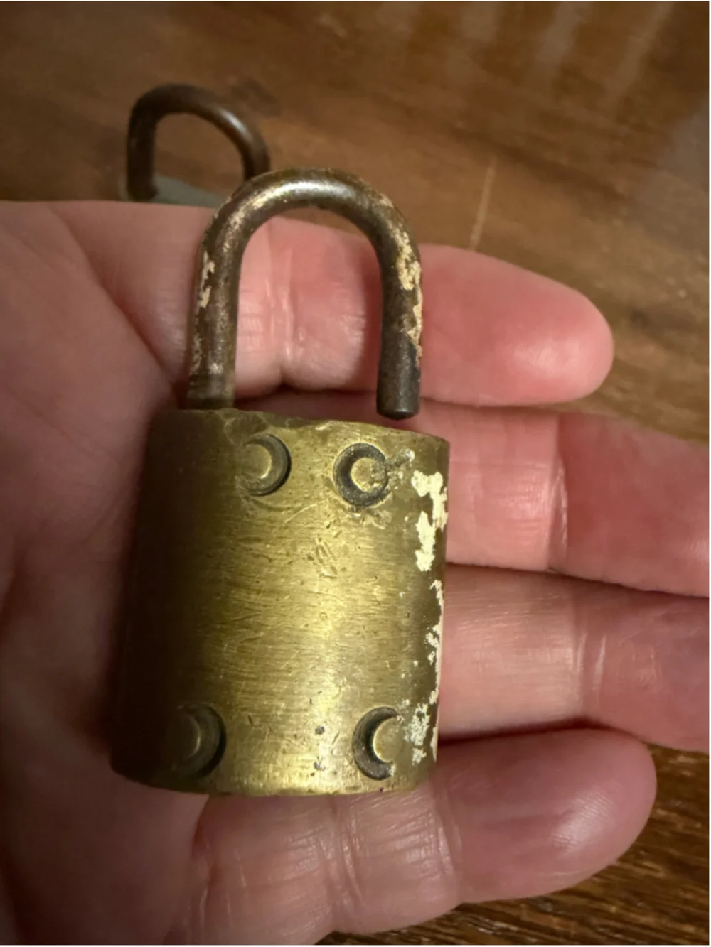 Vintage Padlock Lot Slaymaker Rustless Made in USA S Super Brass Padlock Antique